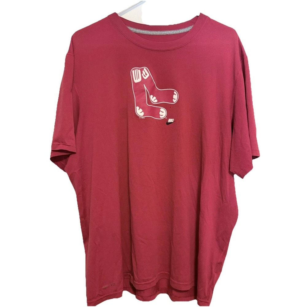 Men's Nike Dri-Fit Red‎ Sox Short Sleeve Shirt XL